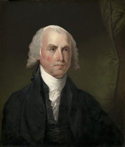 James Madison c.1821 by Gilbert Stuart